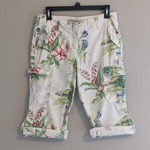 Tommy Hilfiger Floral Capri Pants 100% Cotton